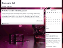 Tablet Screenshot of campona-ital.hu